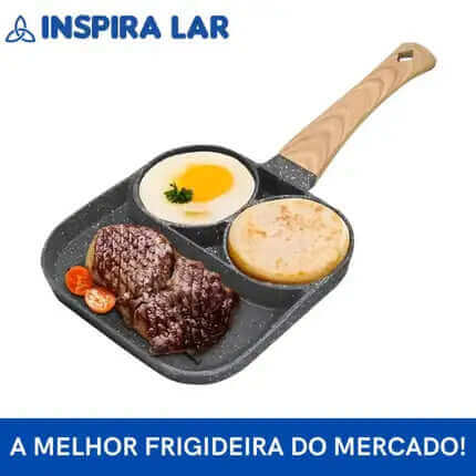 Frigideira Antiaderente 3 em 1 FLEXICHEF ® [ULTIMO DIA NA PROMOÇÃO!🔥]