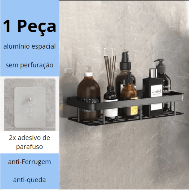 Prateleira de banheiro Para Organização - Inspira Lar