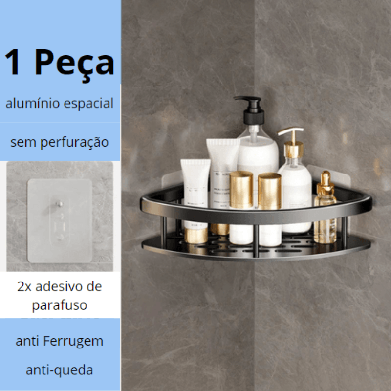 Prateleira de banheiro Para Organização - Inspira Lar