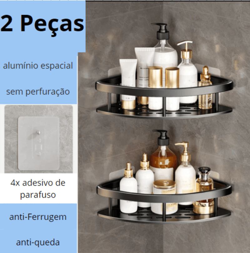 Prateleira de banheiro Para Organização - Inspira Lar