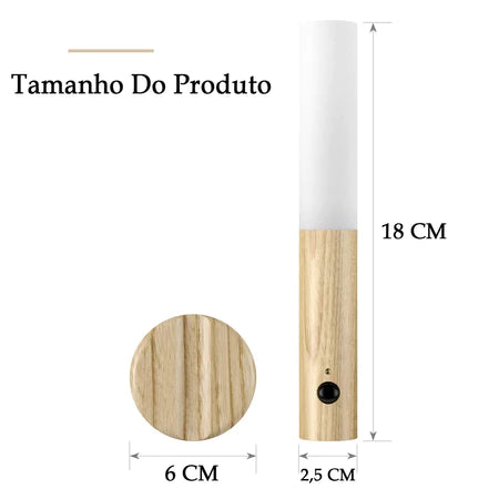 Luminária Magnética Aura Sensor® Facilidade e Praticidade!